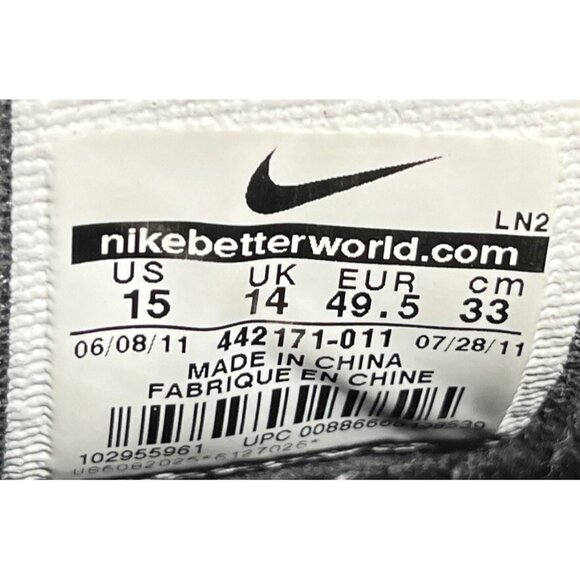 Nike Air Max Griffey II Metallic/Dark Grey Retro Baseball Shoes Sz 15 442171-011 main image 4